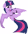 Size: 6000x7377 | Tagged: safe, artist:agamnentzar, artist:mactavish1996, derpibooru import, twilight sparkle, twilight sparkle (alicorn), alicorn, pony, absurd resolution, cute, female, filly, fluffy, mare, simple background, solo, transparent background, vector, wings