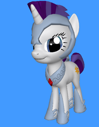 Size: 448x574 | Tagged: safe, rarity, pony, unicorn, 3d, 3d pony creator, alternate universe, armor, female, heather dale, helmet, inspired by a song, jewelry, lyrics, mare, necklace, one of us, peytral, pony creator 3d, ponylumen, soldier, song reference, warrior