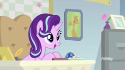 Size: 1920x1080 | Tagged: safe, screencap, starlight glimmer, pony, unicorn, road to friendship, desk, female, mare, solo