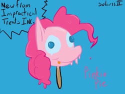 Size: 800x600 | Tagged: safe, artist:solarisii, pinkie pie, earth pony, pony, 30 minute art challenge, popsicle, solo