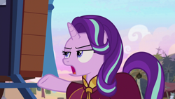 Size: 1280x720 | Tagged: safe, screencap, starlight glimmer, pony, unicorn, road to friendship, clothes, female, mare, robe, solo