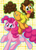 Size: 605x850 | Tagged: safe, artist:alittleofsomething, cheese sandwich, pinkie pie, earth pony, pony, duo, female, male, mare, stallion