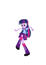 Size: 595x842 | Tagged: safe, artist:lovablerobot, derpibooru import, twilight sparkle, equestria girls, simple background, solo, svg, transparent background, vector, walking