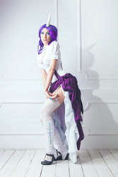 Size: 733x1100 | Tagged: safe, artist:tajfu, rarity, human, cosplay, irl, irl human, photo