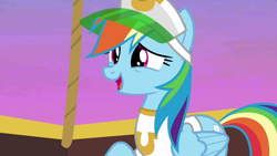 Size: 1280x720 | Tagged: safe, derpibooru import, screencap, rainbow dash, pegasus, pony, grannies gone wild, cute, dashabetes, solo