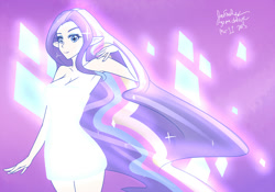 Size: 1280x894 | Tagged: safe, artist:jonfawkes, rarity, human, 30 minute art challenge, elf ears, humanized, rainbow power