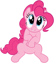 Size: 7000x8134 | Tagged: safe, artist:janocota, pinkie pie, earth pony, pony, mmmystery on the friendship express, absurd resolution, simple background, solo, transparent background, vector