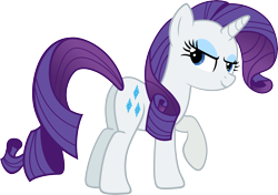 Size: 6000x4218 | Tagged: safe, artist:slb94, rarity, pony, unicorn, absurd resolution, implying, looking back, plot, simple background, transparent background, vector