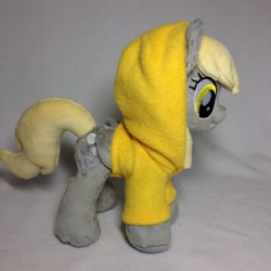 Size: 960x960 | Tagged: safe, artist:burgunzik, derpy hooves, pegasus, pony, clothes, female, hoodie, irl, mare, photo, plushie, solo