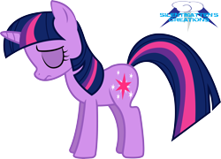 Size: 4940x3553 | Tagged: safe, artist:silentmatten, derpibooru import, twilight sparkle, unicorn twilight, unicorn, a canterlot wedding, absurd resolution, eyes closed, simple background, solo, transparent background, vector