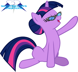 Size: 3979x3699 | Tagged: safe, artist:silentmatten, derpibooru import, twilight sparkle, unicorn twilight, unicorn, lesson zero, eyes closed, glasses, hair bun, simple background, solo, transparent background, vector