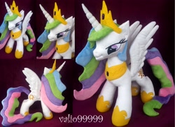 Size: 5120x3697 | Tagged: safe, artist:valio99999, princess celestia, absurd resolution, irl, photo, plushie, solo