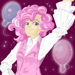 Size: 700x694 | Tagged: safe, artist:tsukiyono-omi-chan, pinkie pie, human, humanized, solo