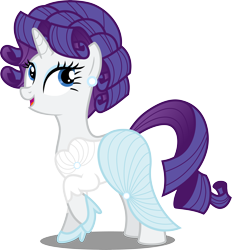 Size: 7290x7861 | Tagged: safe, artist:atomicmillennial, rarity, pony, unicorn, absurd resolution, alternate hairstyle, clothes, dress, solo