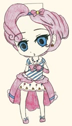 Size: 1116x1936 | Tagged: safe, artist:iliowahine, pinkie pie, human, clothes, dress, gala dress, humanized, solo