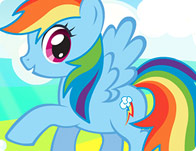 Size: 196x151 | Tagged: safe, derpibooru import, rainbow dash, pegasus, pony, female, game, mare, smiling, solo