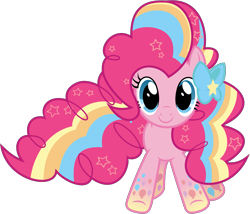 Size: 3549x3032 | Tagged: safe, artist:thisismyphotoshoppin, pinkie pie, earth pony, pony, twilight's kingdom, rainbow power, simple background, solo, transparent background, vector