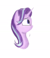 Size: 2168x2504 | Tagged: safe, artist:groomlake, starlight glimmer, pony, color, simple background, white background