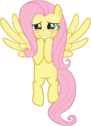 Size: 7245x10000 | Tagged: safe, artist:juniberries, fluttershy, pegasus, pony, absurd resolution, blushing, flying, simple background, solo, transparent background, vector