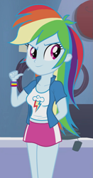 Size: 567x1080 | Tagged: safe, derpibooru import, edit, edited screencap, editor:ah96, screencap, rainbow dash, equestria girls, guitar centered, rainbow rocks, breast edit, breasts, cropped, female, solo