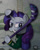 Size: 5100x6432 | Tagged: safe, artist:iamthemanwithglasses, rarity, pony, unicorn, absurd resolution, dallas stars, hockey, hockey stick, nhl, solo