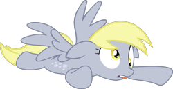 Size: 2500x1288 | Tagged: safe, artist:bluetech, derpy hooves, pegasus, pony, no second prances, .svg available, derp, female, inkscape, lying down, mare, prone, simple background, solo, sploot, tongue out, transparent background, vector