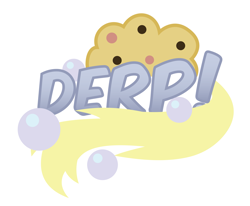 Size: 4139x3416 | Tagged: safe, artist:e-49, derpy hooves, absurd resolution, derp, simple background, sticker, tail, text, transparent background, vector