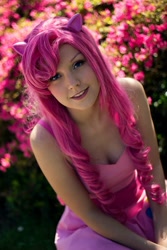 Size: 640x960 | Tagged: safe, artist:lie-chee, pinkie pie, human, cosplay, irl, irl human, photo, solo