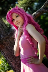 Size: 640x960 | Tagged: safe, artist:lie-chee, pinkie pie, human, cosplay, irl, irl human, photo, solo