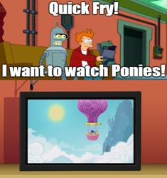 Size: 680x723 | Tagged: safe, derpibooru import, spike, twilight sparkle, dragon, bender bending rodriguez, futurama, image macro, philip j. fry, remote, television