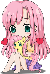 Size: 338x500 | Tagged: safe, artist:d-tomoyo, fluttershy, human, barefoot, blushing, clothes, feet, human ponidox, humanized, simple background, skirt, transparent background