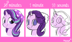 Size: 2873x1706 | Tagged: safe, artist:moozua, derpibooru exclusive, starlight glimmer, pony, unicorn, beanie, challenge, hat