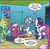 Size: 856x839 | Tagged: safe, idw, cheerilee, cherry blossom (idw), cloverleaf, rarity, pony, unicorn, spoiler:comic, spoiler:comic29, doctor, hang in there, hospital, sisters, twins