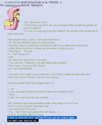 Size: 568x692 | Tagged: safe, fluttershy, pegasus, pony, /mlp/, 4chan, anon in equestria, greentext, rejection, rejection is magic, sad, text