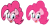 Size: 600x300 | Tagged: safe, artist:dfectivedvice, pinkie pie, earth pony, pony, colored, simple background, solo, transparent background