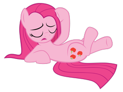 Size: 2500x1865 | Tagged: safe, artist:ekkitathefilly, pinkie pie, earth pony, pony, magical mystery cure, pinkamena diane pie, simple background, solo, swapped cutie marks, transparent background, vector