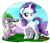 Size: 3000x2581 | Tagged: safe, artist:mimijuliane, rarity, spike, dragon, pony, unicorn, female, flower, male, mare, shipping, sparity, straight