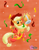 Size: 2550x3300 | Tagged: safe, artist:clouddg, applejack, earth pony, pony, cider, confetti, solo