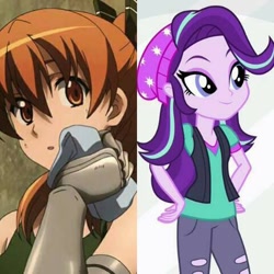 Size: 480x480 | Tagged: safe, starlight glimmer, equestria girls, mirror magic, spoiler:eqg specials, comparison, seryuu ubiquitous