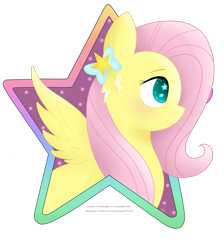 Size: 1440x1608 | Tagged: safe, artist:tomastic-fantastic, fluttershy, pegasus, pony, bow, female, mare, solo