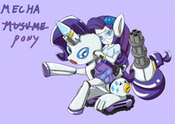 Size: 3536x2500 | Tagged: safe, artist:skyshek, rarity, equestria girls, mecha, mecha musume, solo