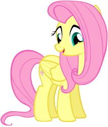 Size: 5048x5964 | Tagged: safe, artist:liggliluff, fluttershy, pegasus, pony, absurd resolution, simple background, solo, transparent background, vector