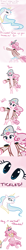 Size: 500x4800 | Tagged: safe, artist:alipes, madame leflour, pinkie pie, princess celestia, rocky, sir lintsalot, alicorn, pony, ask, ask pinkie pierate, bipedal, clothes, comic, hat, pirate, tumblr