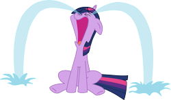 Size: 1155x673 | Tagged: safe, artist:mighty355, derpibooru import, twilight sparkle, crying, eyes closed, floppy ears, ocular gushers, open mouth, sad, simple background, sitting, solo, transparent background, vector