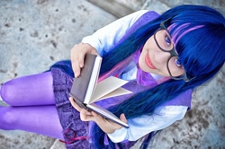 Size: 1280x848 | Tagged: safe, artist:horror-scarred, derpibooru import, twilight sparkle, human, cosplay, glasses, irl, irl human, photo, solo