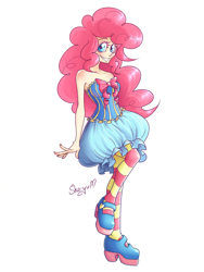 Size: 1200x1600 | Tagged: safe, artist:nyako-shoyu, pinkie pie, human, humanized, solo