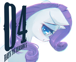 Size: 800x658 | Tagged: safe, artist:tc, rarity, pony, unicorn, countdown, smiling, solo