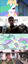 Size: 704x1590 | Tagged: safe, edit, edited screencap, screencap, princess celestia, human, donetsk people's republic, drama, drama bait, givi, irl, irl human, neo-russian, op is a cuck, op is a separatist, op is trying to start shit, photo, rebel, russian, ukraine