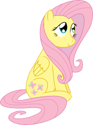 Size: 3091x4156 | Tagged: safe, artist:eillahwolf, fluttershy, pegasus, pony, female, mare, pink mane, solo, yellow coat
