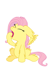 Size: 3464x5196 | Tagged: safe, artist:eillahwolf, fluttershy, pegasus, pony, female, mare, solo, yawn